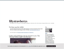 Tablet Screenshot of fiftystrawberrys.blogg.se