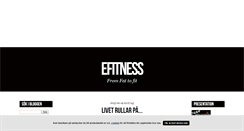 Desktop Screenshot of efitness.blogg.se