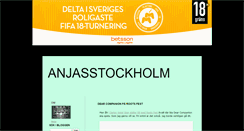 Desktop Screenshot of anjasstockholm.blogg.se