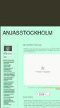 Mobile Screenshot of anjasstockholm.blogg.se