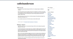 Desktop Screenshot of cathrinandersson.blogg.se