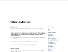 Tablet Screenshot of cathrinandersson.blogg.se
