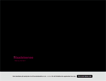 Tablet Screenshot of maadeleenee.blogg.se
