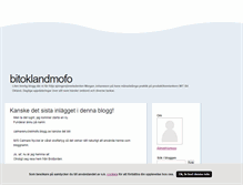 Tablet Screenshot of bitoklandmofo.blogg.se