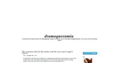 Desktop Screenshot of dramaqueenmia.blogg.se