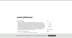 Desktop Screenshot of mariavjohansson.blogg.se