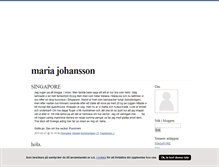 Tablet Screenshot of mariavjohansson.blogg.se
