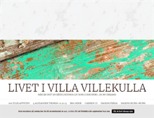 Tablet Screenshot of livetivillavillekulla.blogg.se