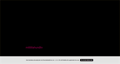 Desktop Screenshot of mittlillahundliv.blogg.se
