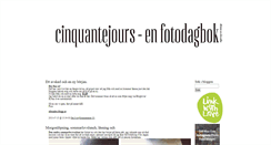 Desktop Screenshot of cinquantejours.blogg.se