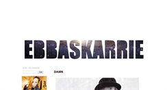 Desktop Screenshot of ebbaskarrie.blogg.se