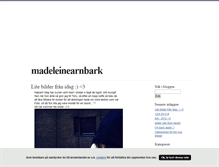 Tablet Screenshot of madeleinearnbark.blogg.se