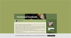 Desktop Screenshot of overtorneahundklubb.blogg.se
