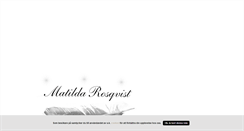 Desktop Screenshot of matildays.blogg.se