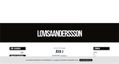 Desktop Screenshot of lovisaanderssson.blogg.se