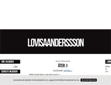 Tablet Screenshot of lovisaanderssson.blogg.se