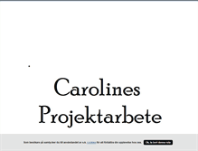 Tablet Screenshot of linansprojektarbete.blogg.se