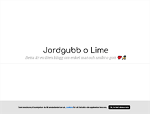 Tablet Screenshot of jordgubbolime.blogg.se