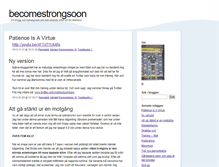 Tablet Screenshot of becomestrongsoon.blogg.se