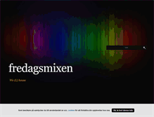 Tablet Screenshot of fredagsmixen.blogg.se