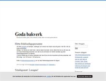 Tablet Screenshot of godabakverk.blogg.se