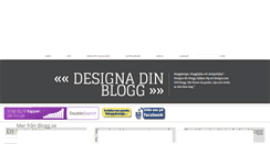 Desktop Screenshot of designadinblogg.blogg.se
