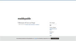 Desktop Screenshot of maddepadde.blogg.se