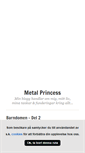 Mobile Screenshot of metalprincess.blogg.se