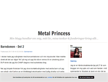 Tablet Screenshot of metalprincess.blogg.se