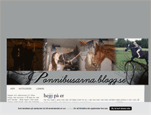 Tablet Screenshot of ponnibusarna.blogg.se