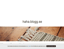 Tablet Screenshot of haha.blogg.se