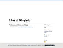 Tablet Screenshot of olsegarden.blogg.se