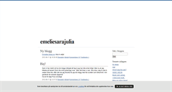 Desktop Screenshot of emeliesarajulia.blogg.se
