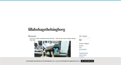 Desktop Screenshot of lillabohagethelsingborg.blogg.se