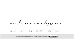Desktop Screenshot of malineriiksson.blogg.se