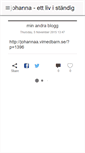 Mobile Screenshot of johalt.blogg.se
