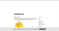 Desktop Screenshot of isabelleinreal.blogg.se