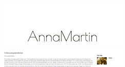 Desktop Screenshot of annamartin.blogg.se
