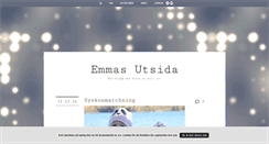 Desktop Screenshot of emmasutsida.blogg.se