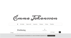 Desktop Screenshot of emmisjohansson.blogg.se