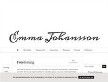 Tablet Screenshot of emmisjohansson.blogg.se