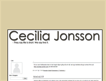 Tablet Screenshot of cissijonsson.blogg.se
