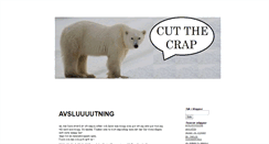 Desktop Screenshot of cuttthecrap.blogg.se