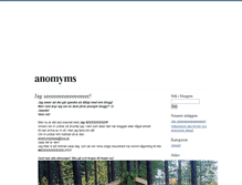 Tablet Screenshot of anomyms.blogg.se