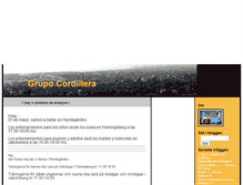 Tablet Screenshot of cordillera.blogg.se