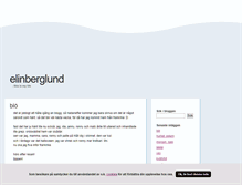 Tablet Screenshot of elinberglund.blogg.se