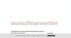 Desktop Screenshot of massafinarosetter.blogg.se