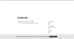 Desktop Screenshot of londonsale.blogg.se