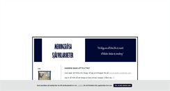 Desktop Screenshot of meningslosasjalvklarheter.blogg.se