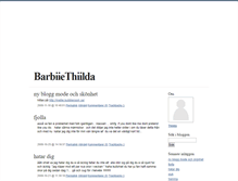 Tablet Screenshot of barbiethilda.blogg.se